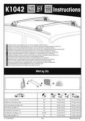 Yakima K1042 Instructions