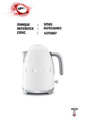 Smeg KLF01WHEU Manuel D'utilisation