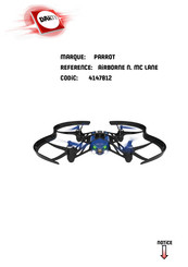 Parrot MiniDrones BLAZE Guide Utilisateur