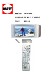 THOMSON 32 WS 95 EF ARGENT Mode D'emploi