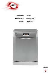 Beko DFN5530Q Manuel De L'utilisateur