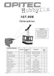 Opitec Hobbyfix 107.908 Mode D'emploi