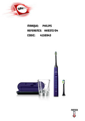 Philips Sonicare DiamondClean HX9372/04 Manuel D'utilisation