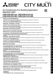 Mitsubishi Electric CITY MULTI CMB-WM1016V-BB Manuel D'installation