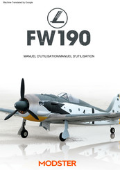 MODSTER FW 190 Manuel D'utilisation