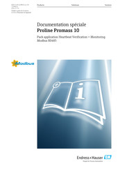 Endress+Hauser Proline Promass 10 Documentation