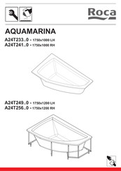 Roca AQUAMARINA A24T249 0 Serie Mode D'emploi