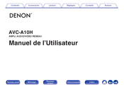 Denon AVC-A10H Manuel De L'utilisateur