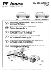 PF Jones 19050510PF Instructions De Montage