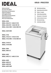 KRUG+PRIESTER IDEAL 3104 SMC Mode D'emploi