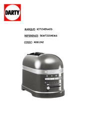 KitchenAid 5KMT2204EMS Manuel D'utilisation