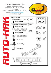 AUTO-HAK D57A Instructions De Montage