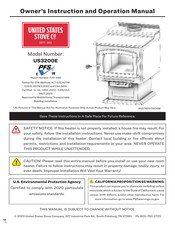 United States Stove Company US3200E Manuel D'instructions