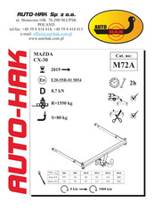 AUTO-HAK M72A Instructions De Montage