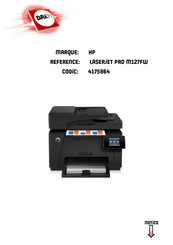 HP LaserJet PRO MFP M127 Guide De L'utilisateur