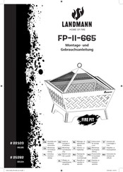 Landmann Barrone 25282 Guide De Montage Et D'utilisation