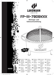 Landmann FP-III-780BKXX Guide De Montage Et D'utilisation