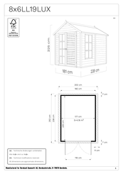 Konifera 8x6LL19LUX Instructions De Montage