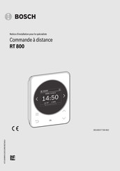 Bosch RT 800 Notice D'installation