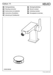 KEUCO Edition 11 51109210000 Instructions D'installation