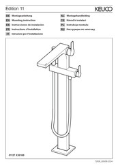 KEUCO Edition 11 51127130100 Instructions D'installation
