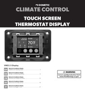 Dometic VMD2.5 Display Instructions De Montage