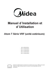 Midea Atom T Serie Manuel D'installation Et D'utilisation