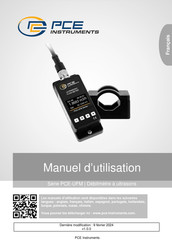 PCE Instruments PCE-UFM Serie Manuel D'utilisation