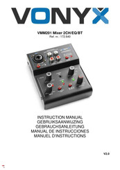 Vonyx VMM201 Manuel D'instructions