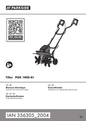 Parkside PGK 1400 A1 Traduction Des Instructions D'origine