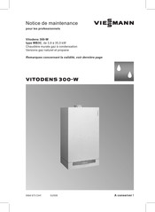 Viessmann Vitodens 300-W WB3C Notice De Maintenance