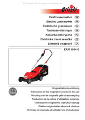 Grizzly ERM 1844 G Traduction De La Notice D'utilisation Originale