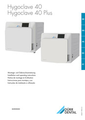 Durr Dental Hygoclave 40 Plus Notice De Montage Et D'utilisation