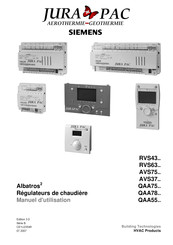 Siemens Jura Pac Albatros2 QAA75 Serie Manuel D'utilisation