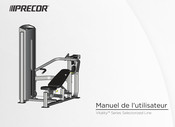 Precor Vitality Série Manuel De L'utilisateur