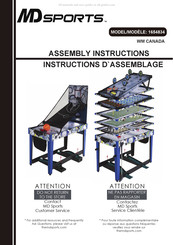 MD SPORTS 1654834 Instructions D'assemblage