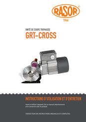 RASOR GRT-CROSS Instructions D'utilisation Et D'entretien