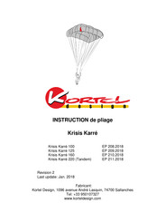 Kortel Design EP 210.2018 Manuel D'instructions