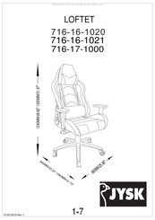 Jysk LOFTET 716-17-1000 Instructions De Montage