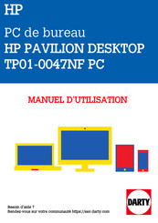 HP Pavilion TP01-0047NF Manuel De L'utilisateur