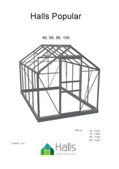 Halls Greenhouses Halls Popular 106 Instructions De Montage