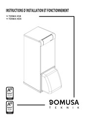 DOMUSA TEKNIK THERMA HSB 23 Instructions D'installation Et Fonctionnement