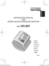 Citizen CH-657 Manuel D'instructions