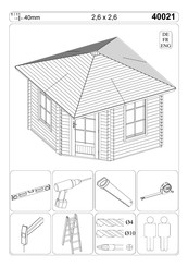 Finn Art Blockhaus 40021 Instructions De Montage