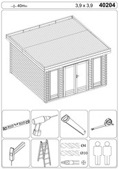 Finn Art Blockhaus 40204 Instructions De Montage