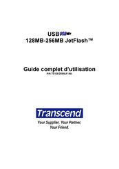 Transcend JetFlash TS256MJF-WL Guide D'utilisation