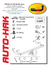 AUTO-HAK G68V Instructions De Montage