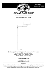 HAMPTON BAY TBA Guide D'utilisation Et D'entretien