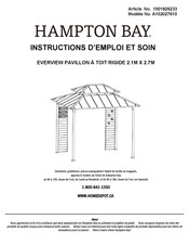 HAMPTON BAY EVERVIEW Instructions D'emploi