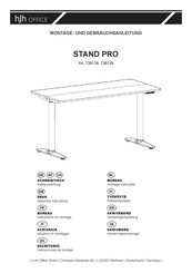 hjh OFFICE STAND PRO 738139 Instructions De Montage